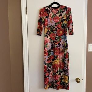 Alice + Olivia midi delora dress